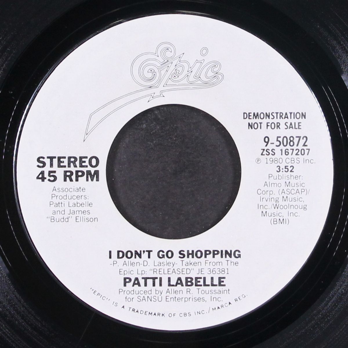 i don't go shopping / same by PATTI LABELLE
