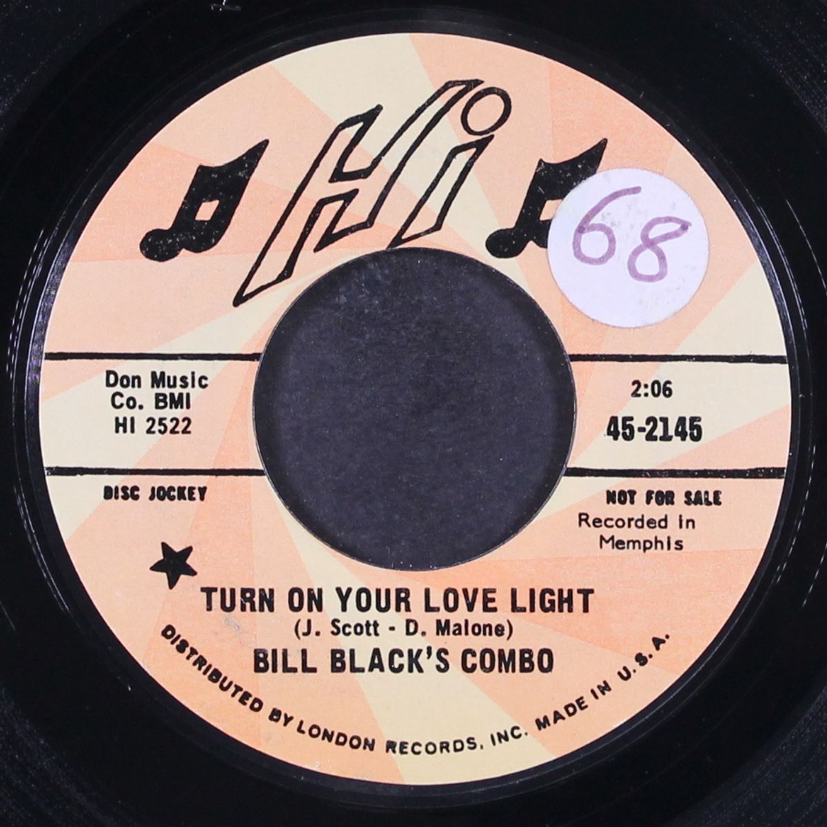 turn on your love light by BILL BLACK'S COMBO