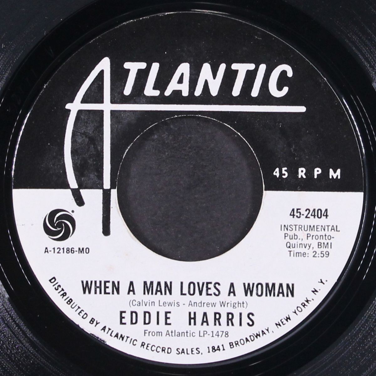 when a man loves a woman by EDDIE HARRIS
