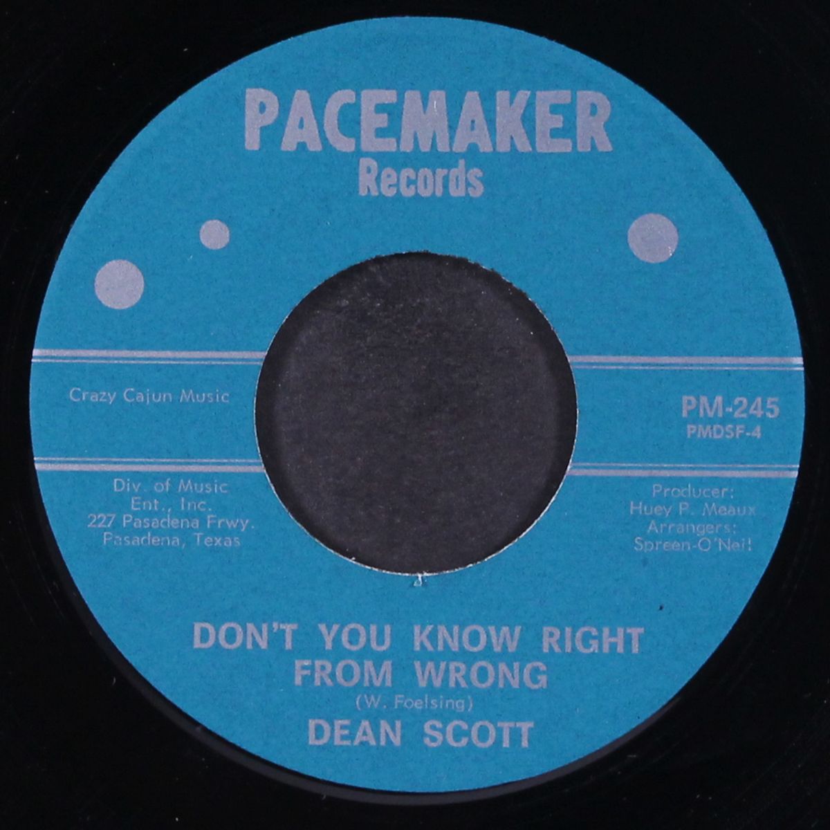 heartaches by the number / don't you know right from wrong by DEAN SCOTT