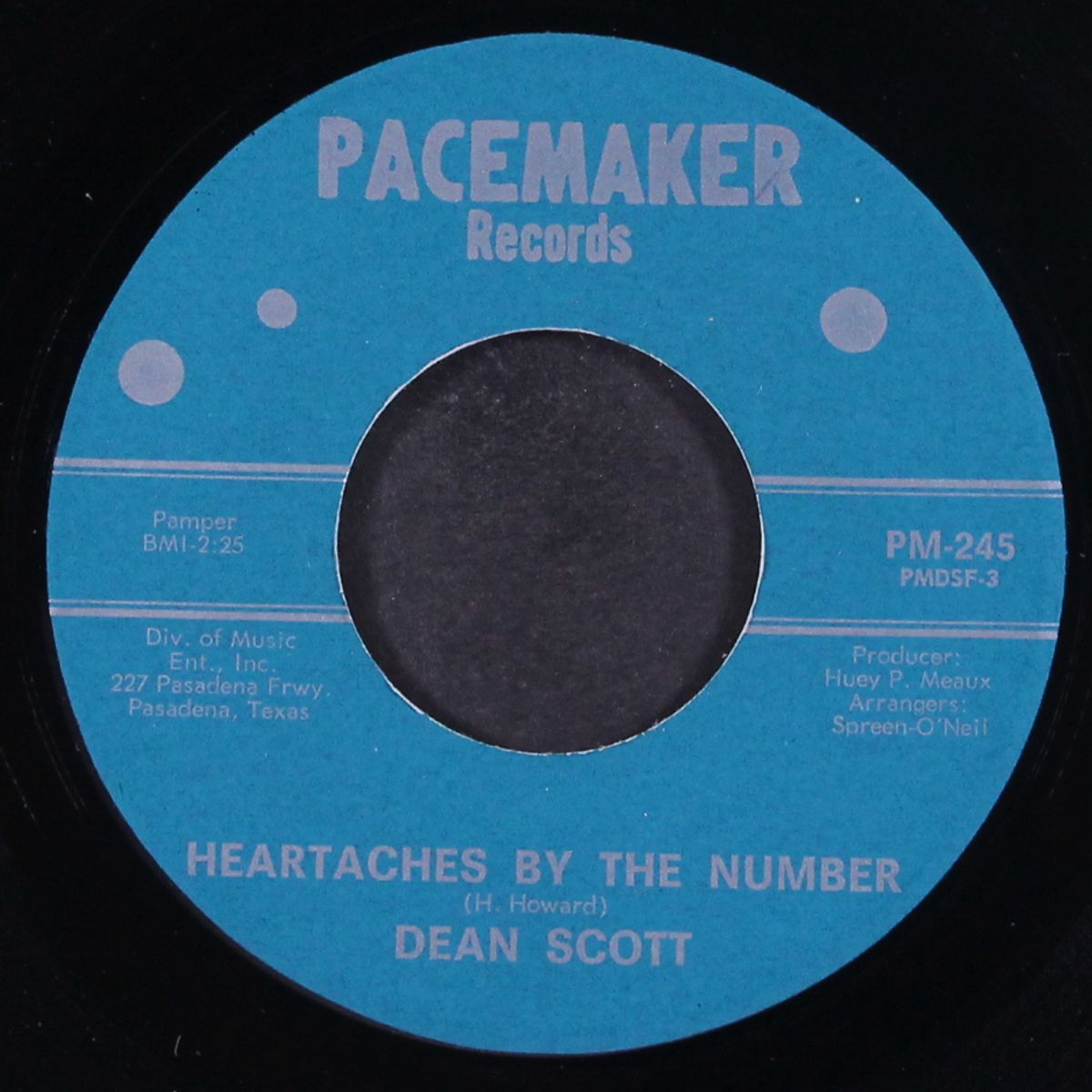 heartaches by the number / don't you know right from wrong by DEAN SCOTT