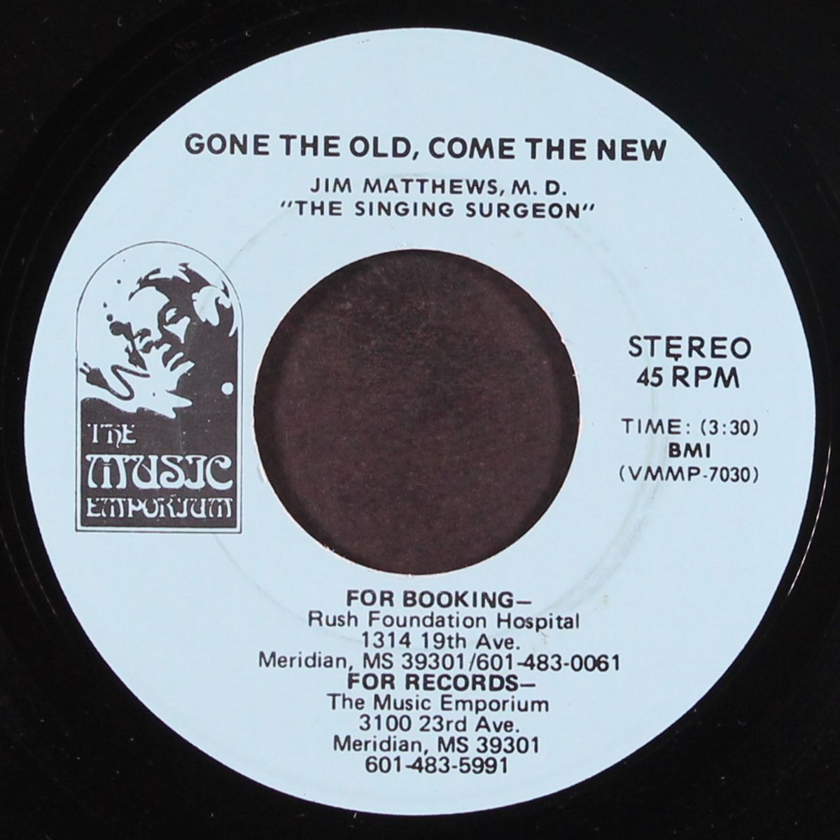 we'll have a blue christmas elvis / gone the old, come the new by JIM MATTHEWS M.D.