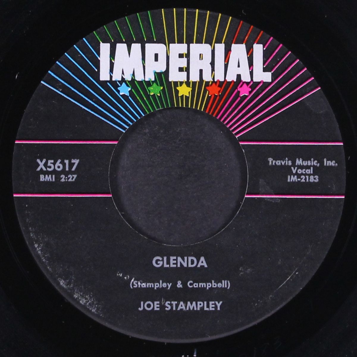 glenda / we're through by JOE STAMPLEY