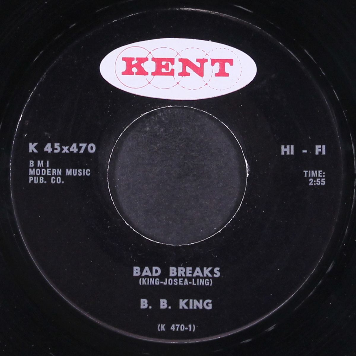 bad breaks / growing old by B.B. KING