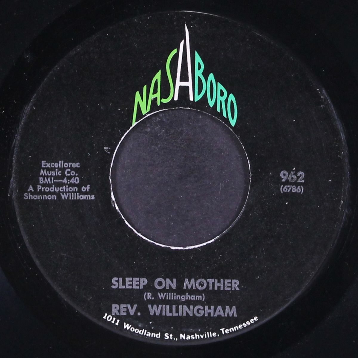sleep on mother by REV. WILLINGHAM