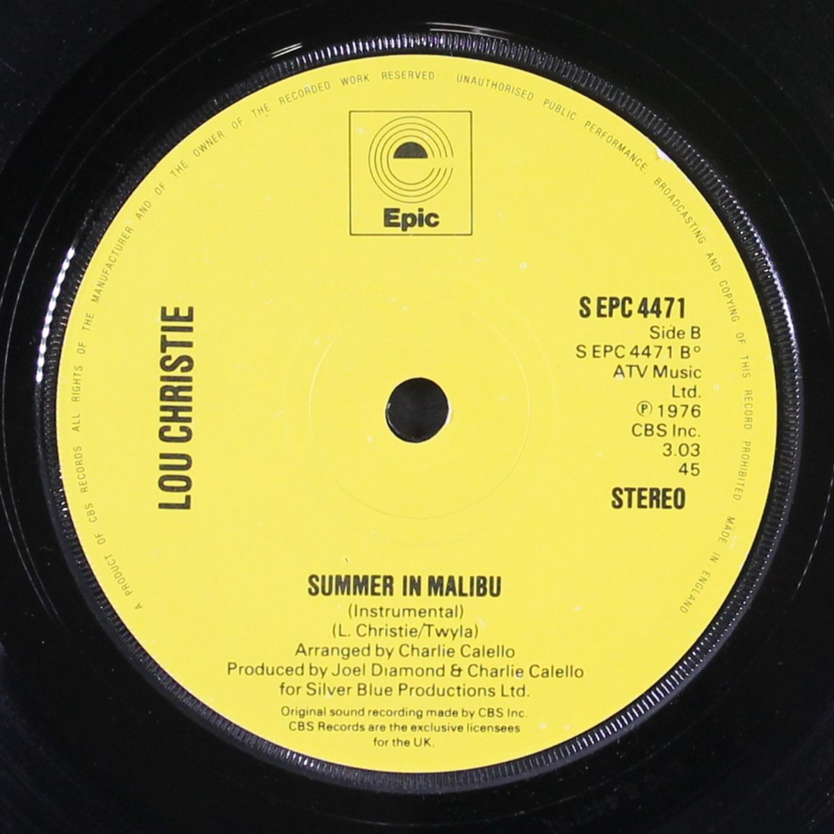 riding in my van / summer in malibu by LOU CHRISTIE
