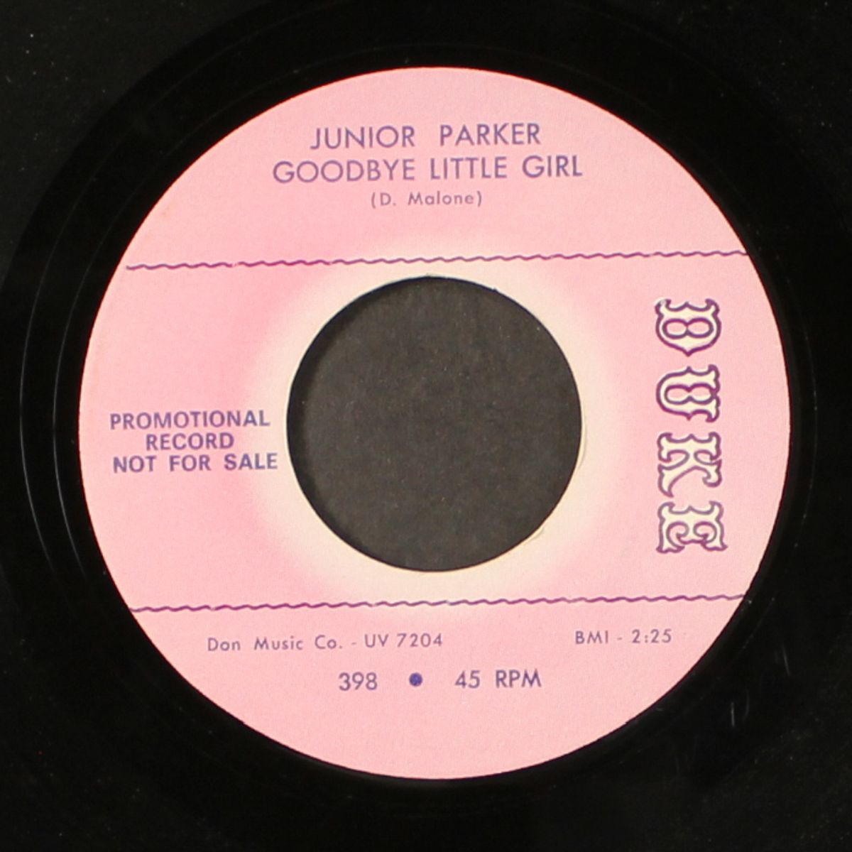 goodbye little girl / walking the floor over you by JUNIOR PARKER