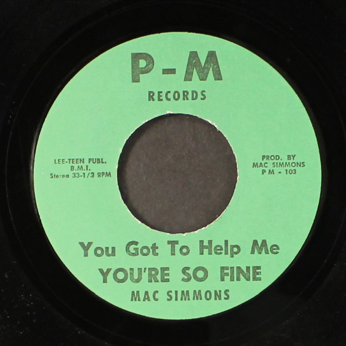 you got to help me + 3 by MAC SIMMONS