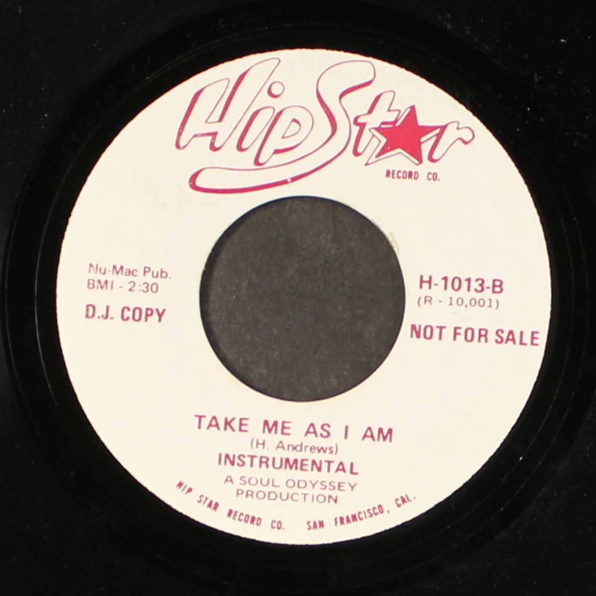 take me as i am / instrumental by FREDDIE HUGHES