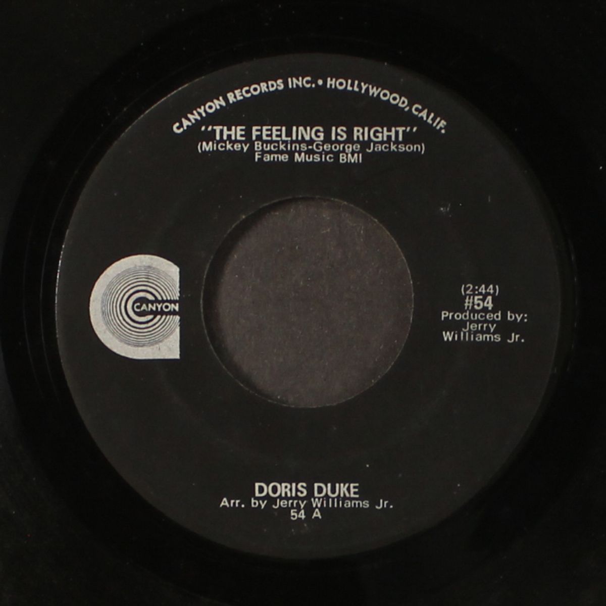 the feeling is right / he's gone by DORIS DUKE