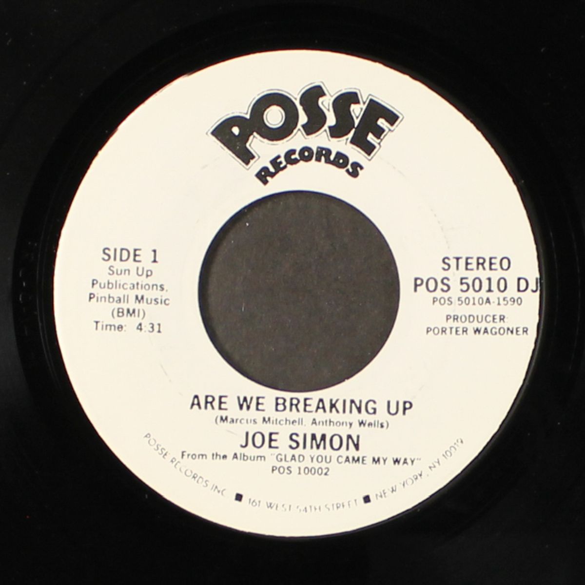 are we breaking up / same by JOE SIMON