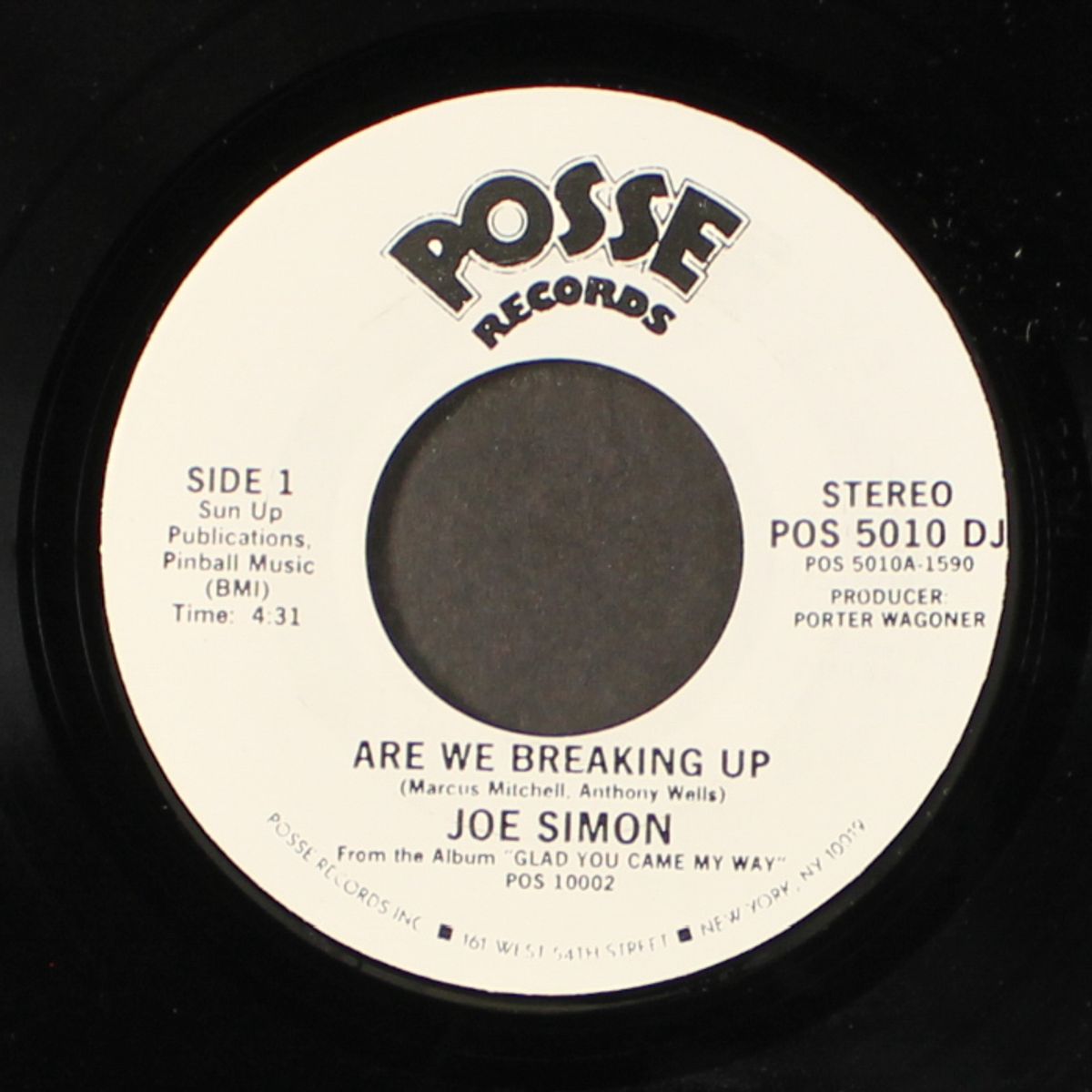 are we breaking up / same by JOE SIMON