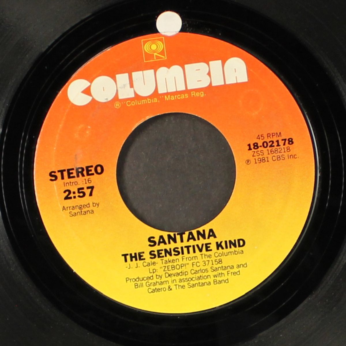 the sensitive kind / american gypsy by SANTANA