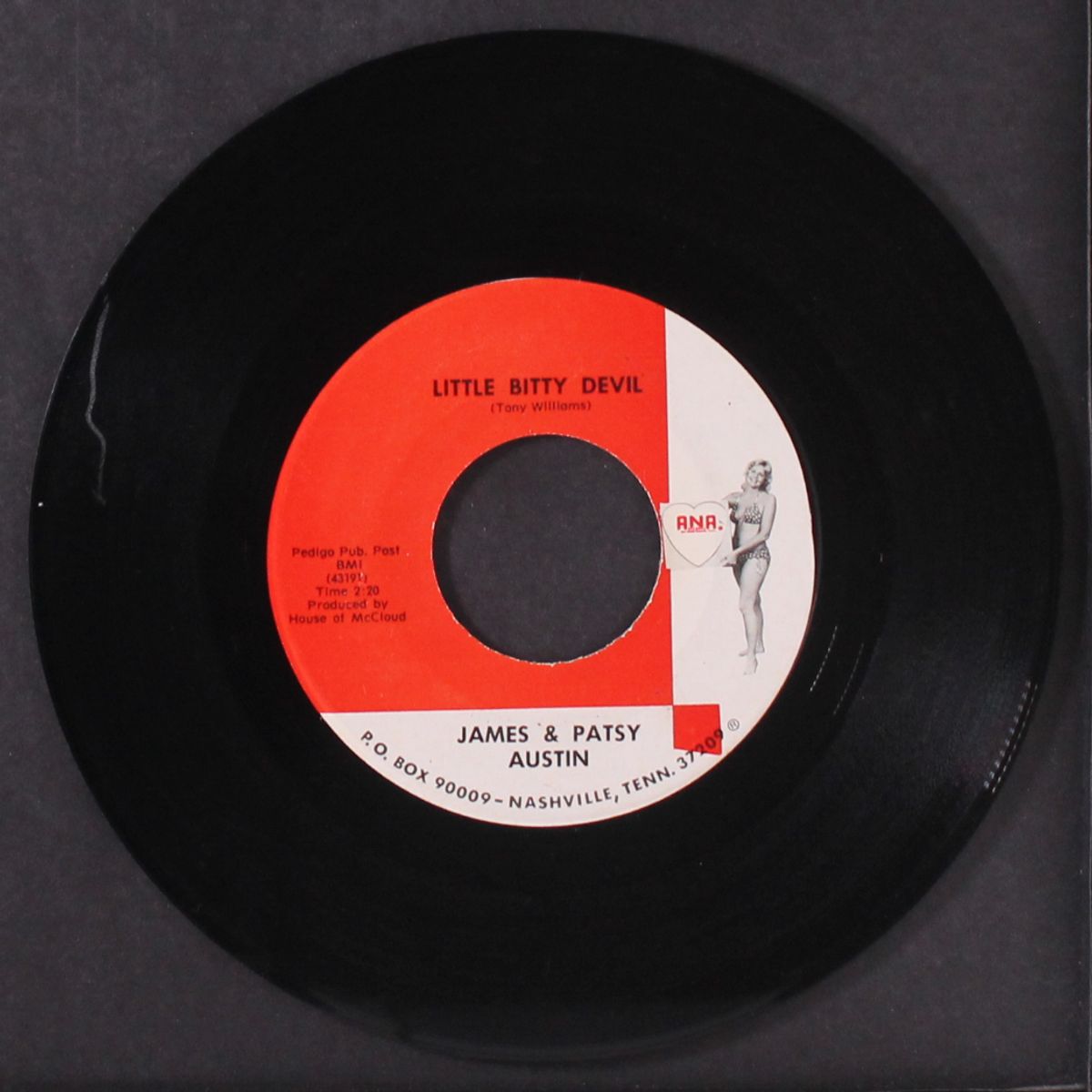 little bitty devil / start all over by JAMES & PATSY AUSTIN