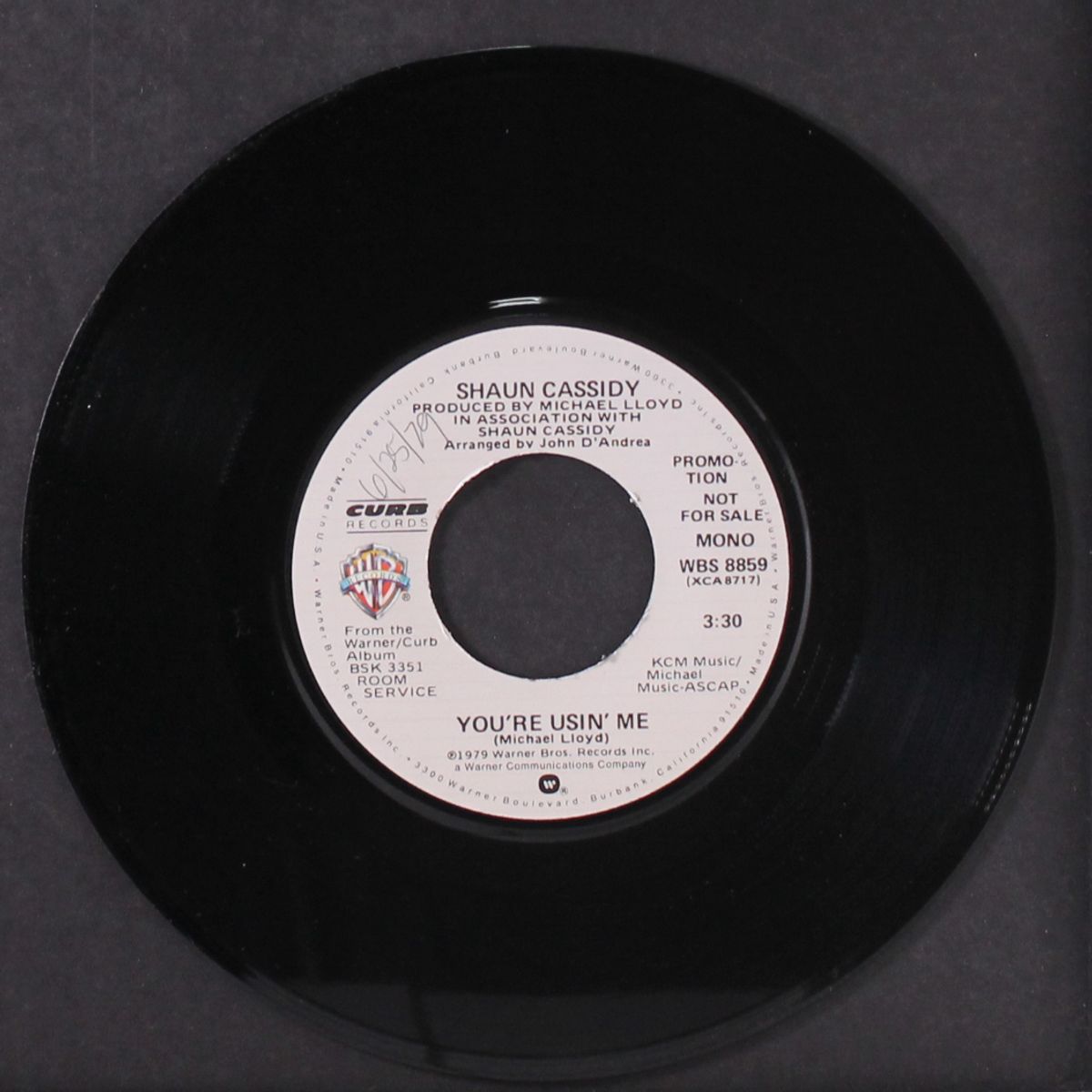 you're usin' me by SHAUN CASSIDY