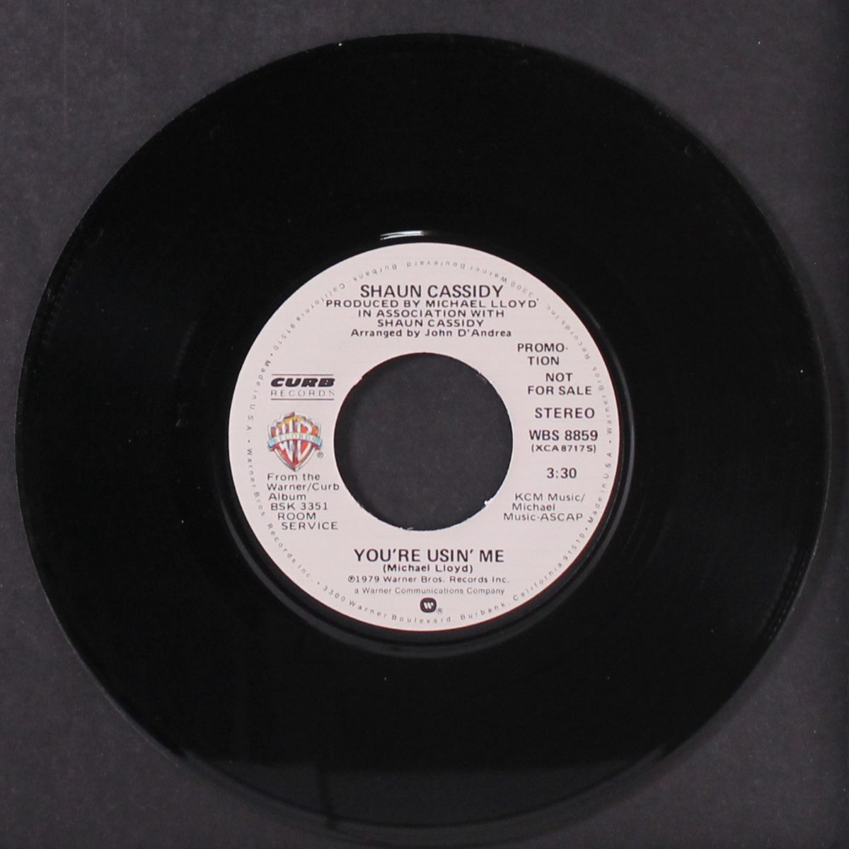 you're usin' me by SHAUN CASSIDY