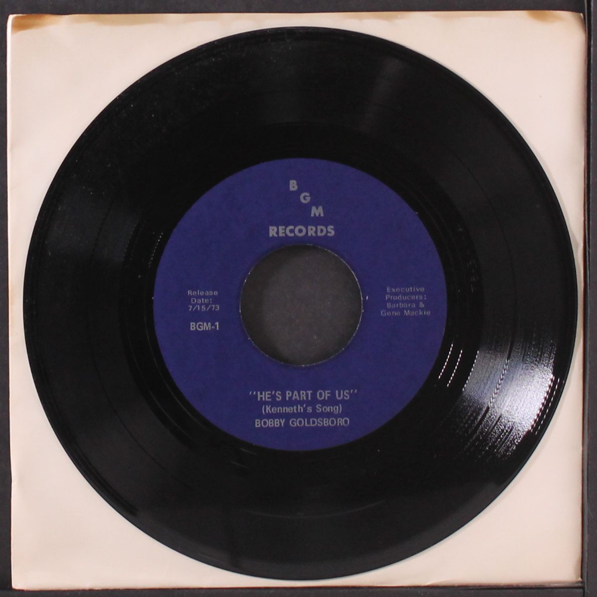 he's part of us / same by BOBBY GOLDSBORO