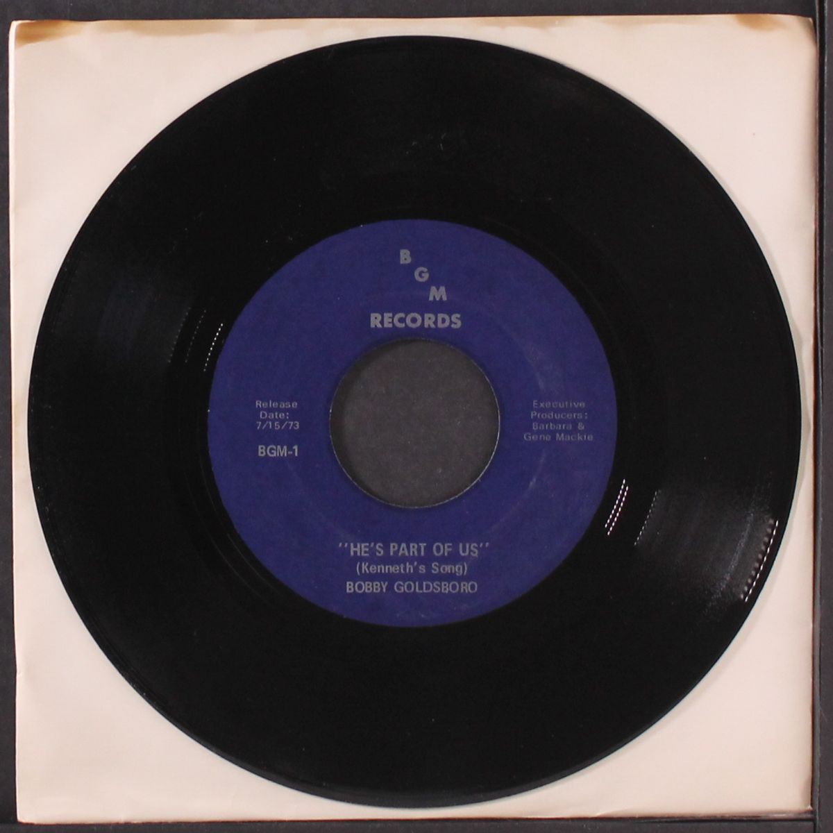 he's part of us / same by BOBBY GOLDSBORO