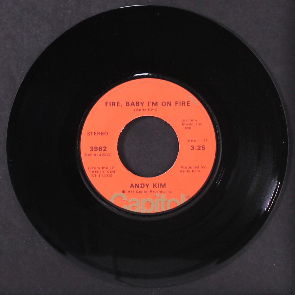 fire, baby i'm on fire / here comes the mornin' by ANDY KIM