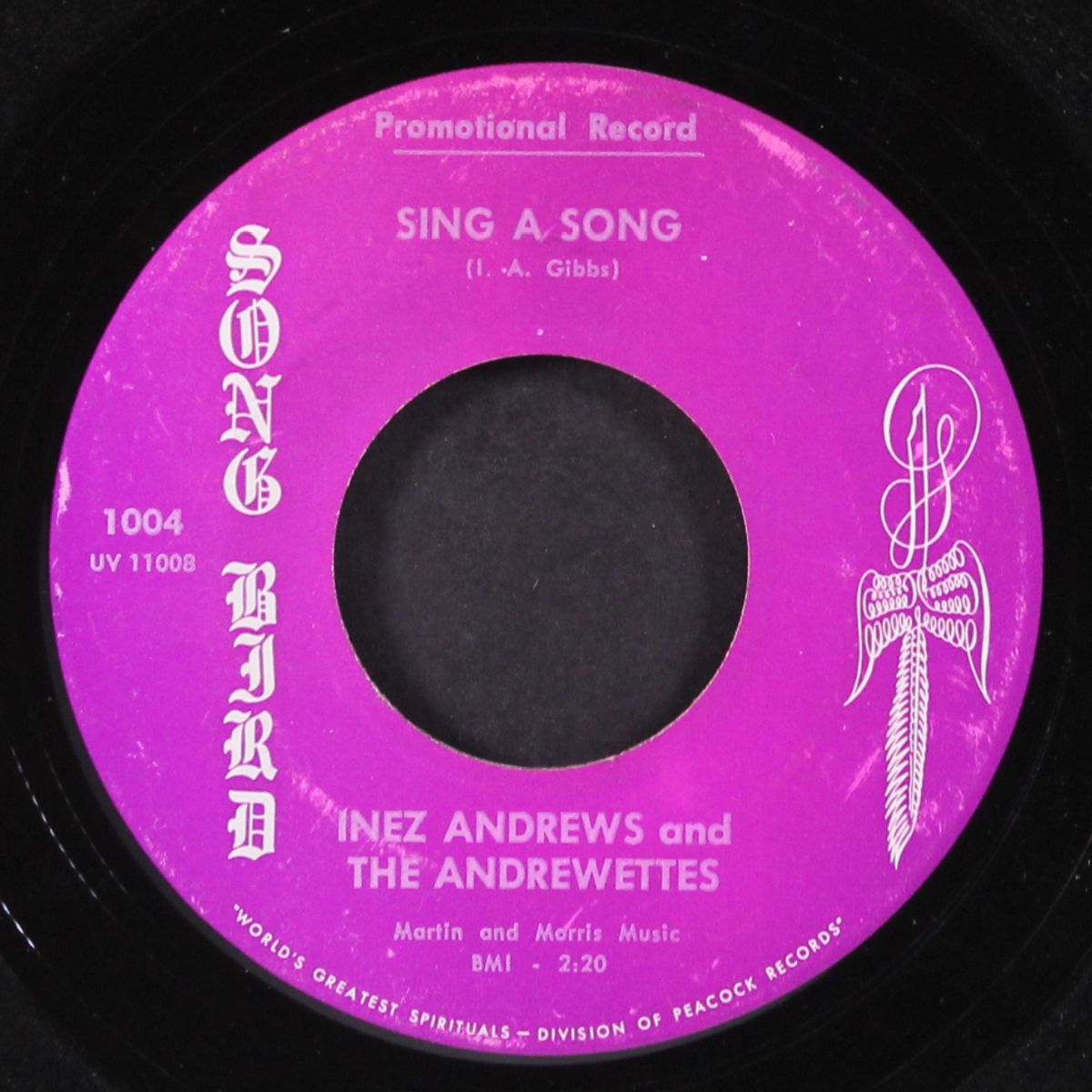 sing a song by INEZ ANDREWS