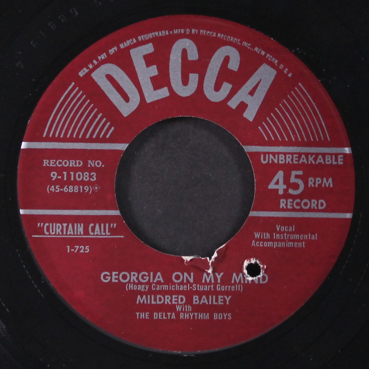 rockin' chair / georgia on my mind by MILDRED BAILEY