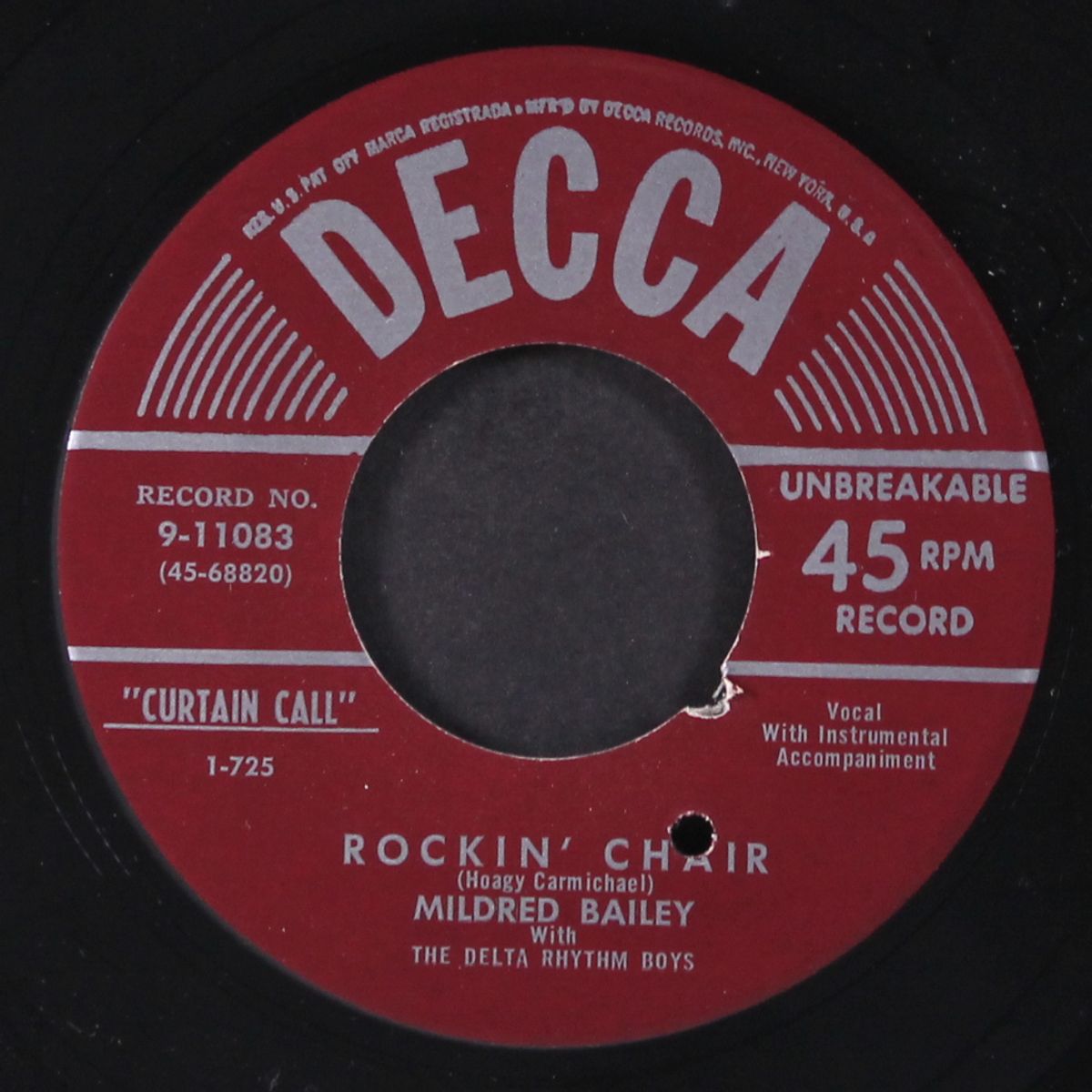 rockin' chair / georgia on my mind by MILDRED BAILEY