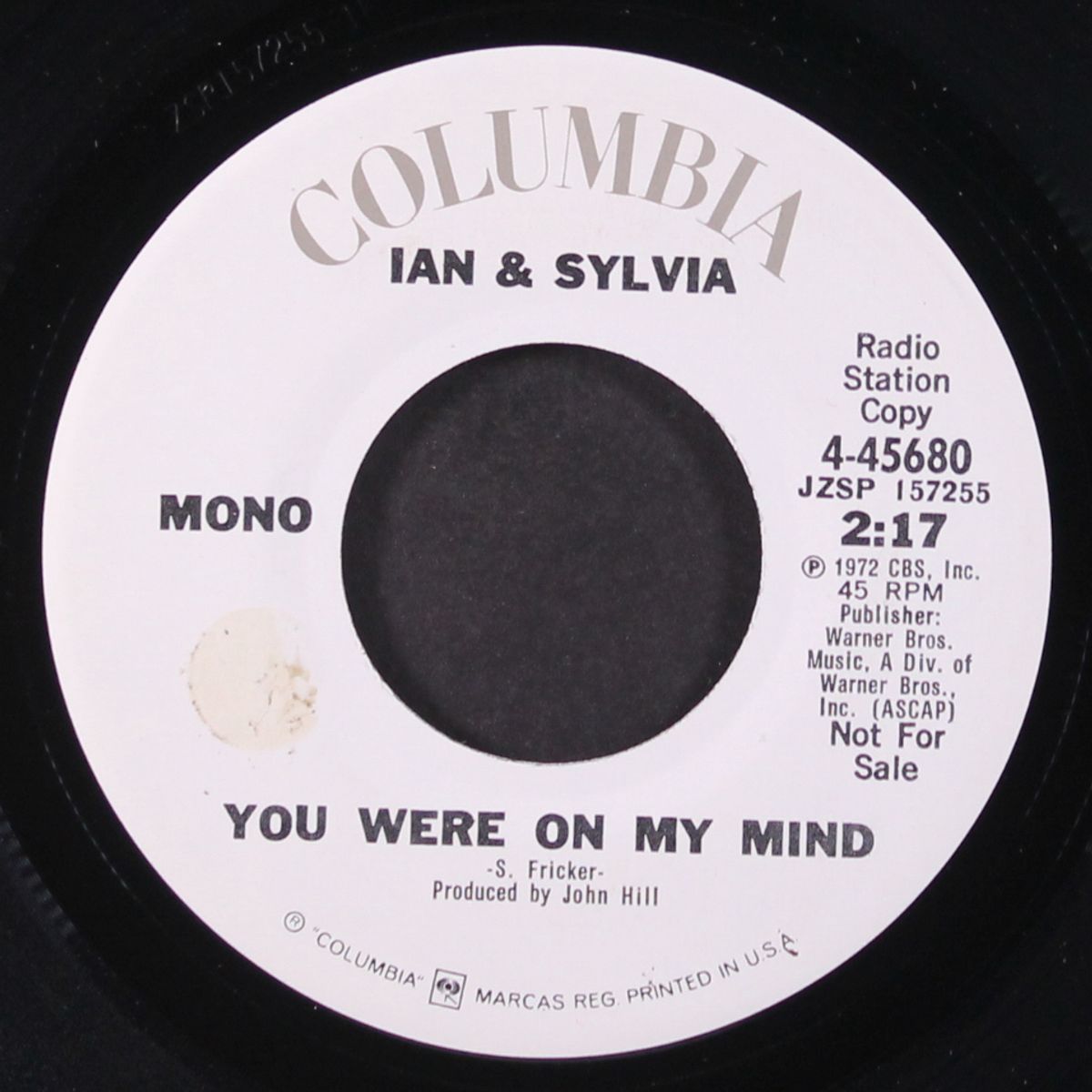 you were on my mind by IAN & SYLVIA