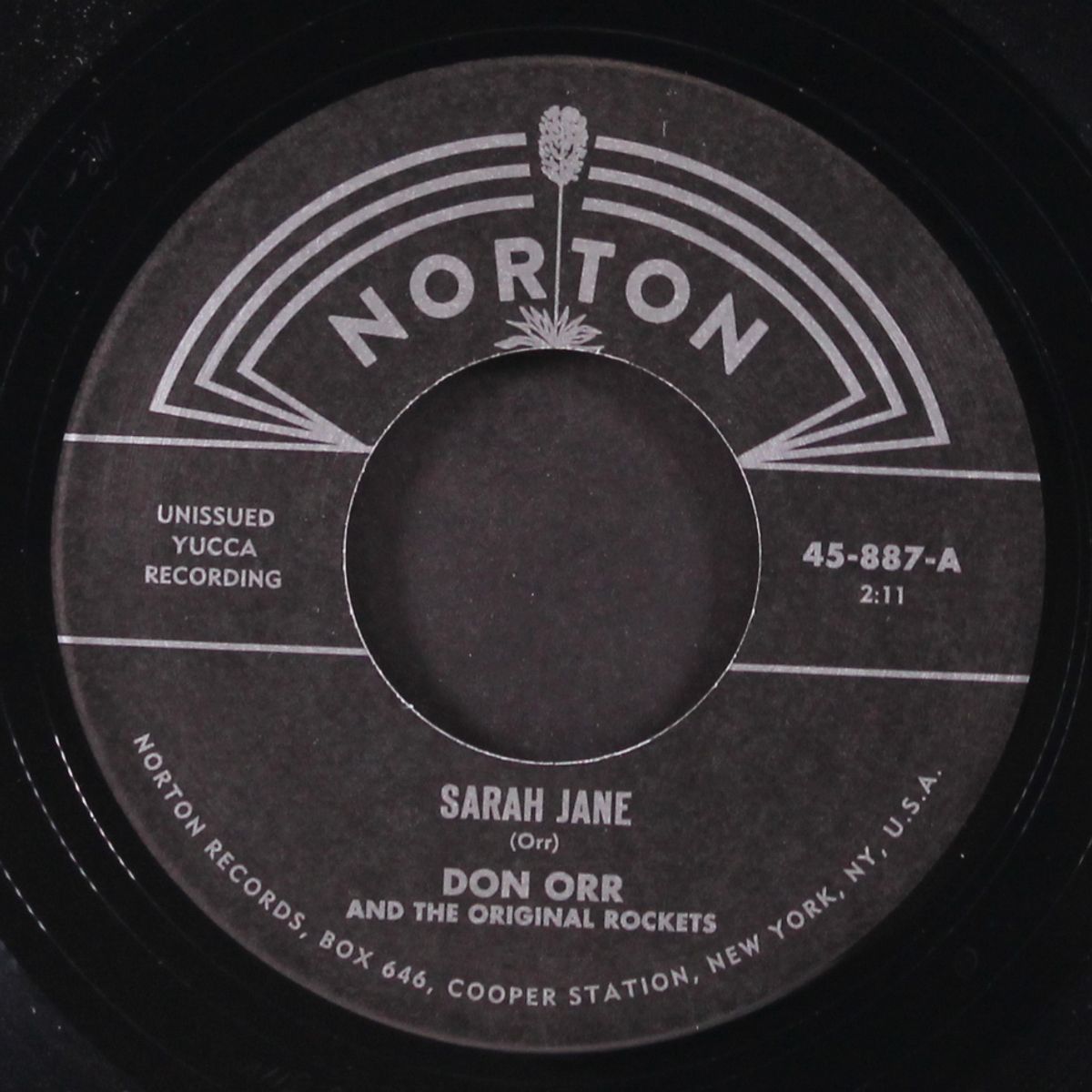 sarah jane / black cadillac by DON ORR & ORIGINAL ROCKETS