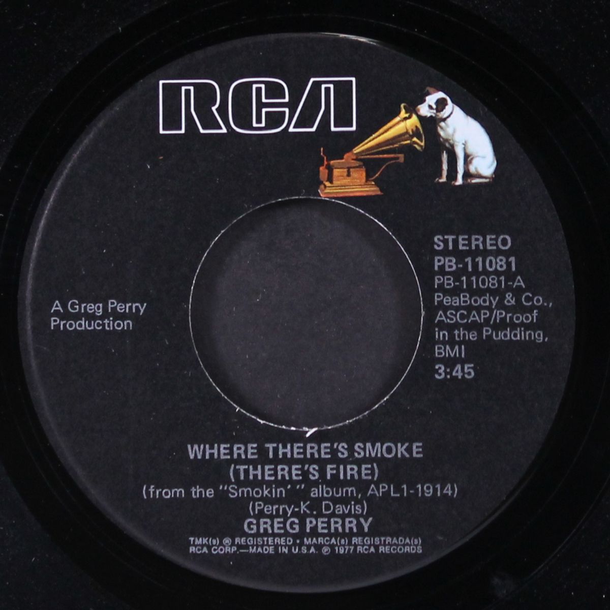 where there's smoke / handwriting on the wall by GREG PERRY