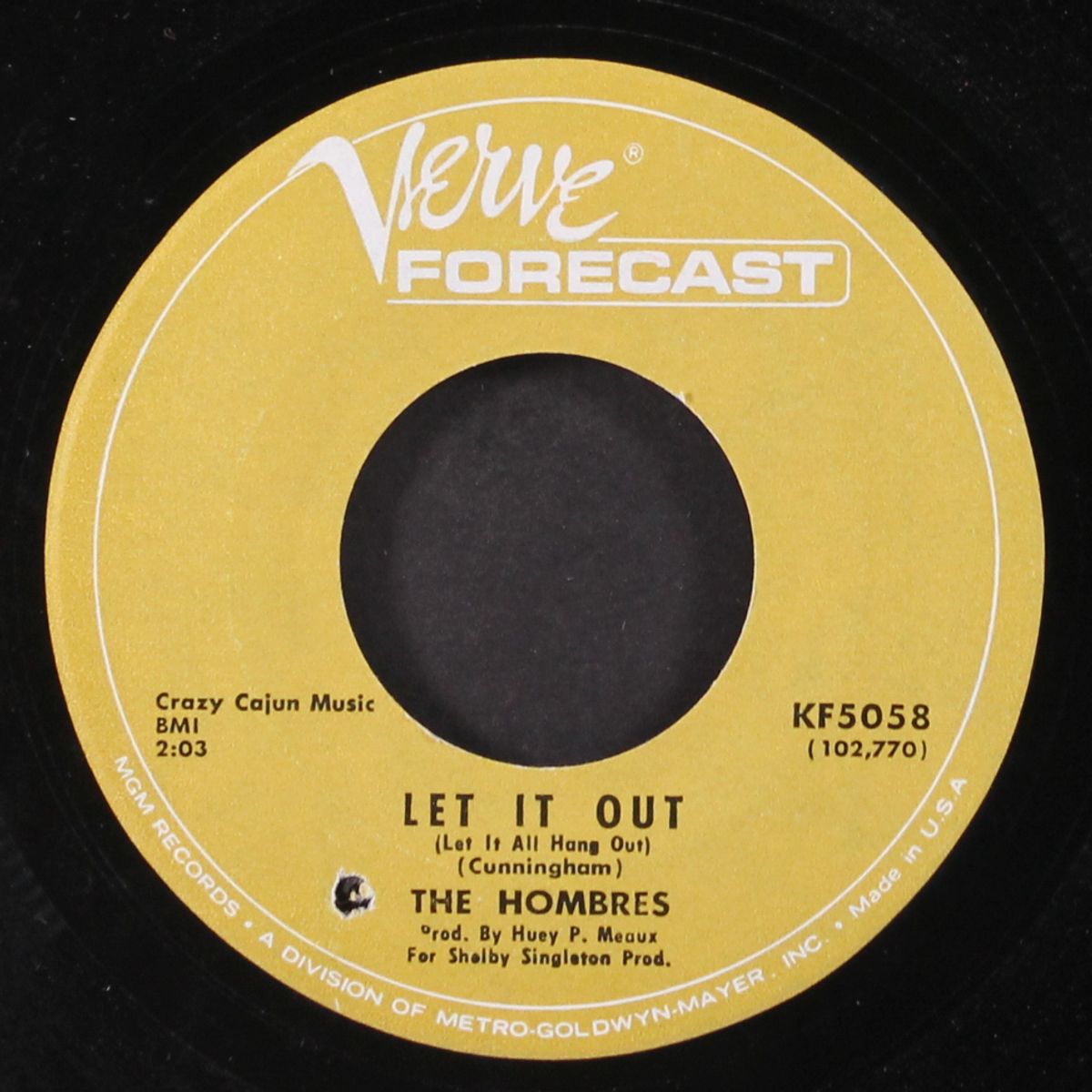 let it out (let it all hang out) / go girl, go by HOMBRES