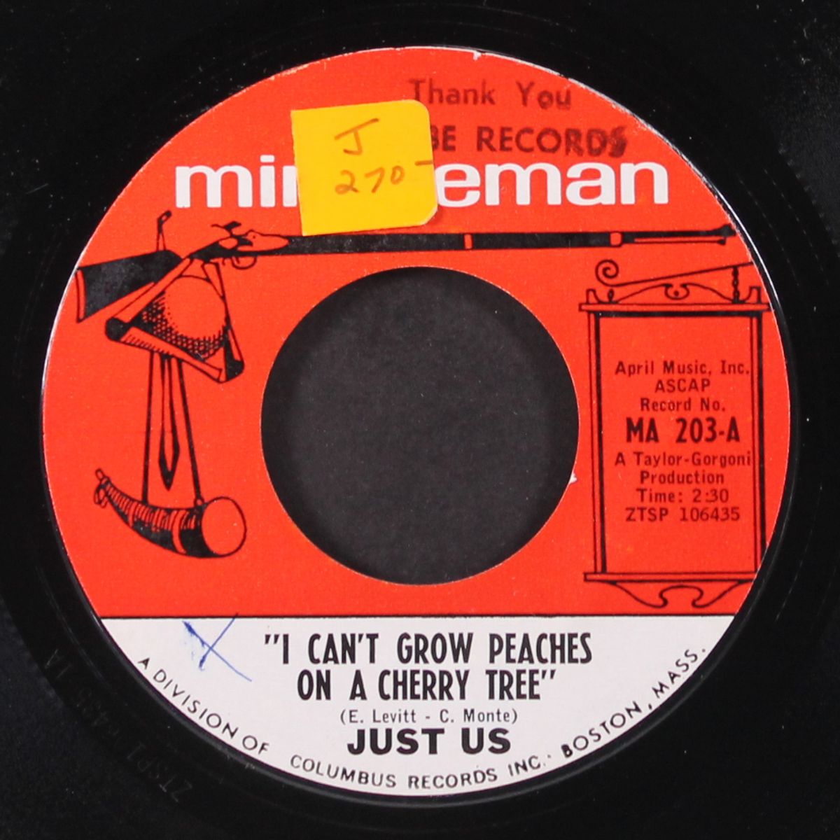 i can't grow peaches on a cherry tree by JUST US