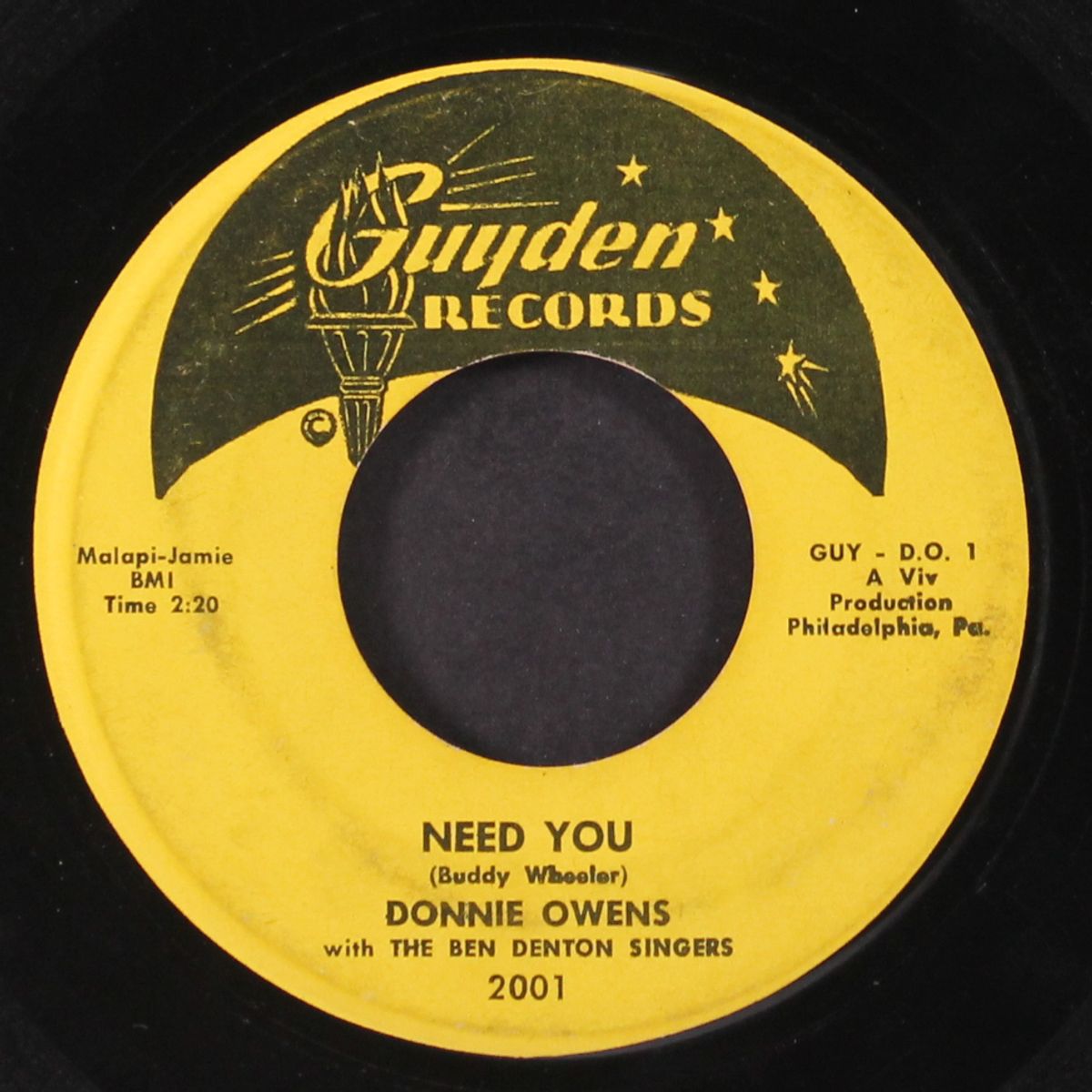 need you / if i'm wrong by DONNIE OWENS
