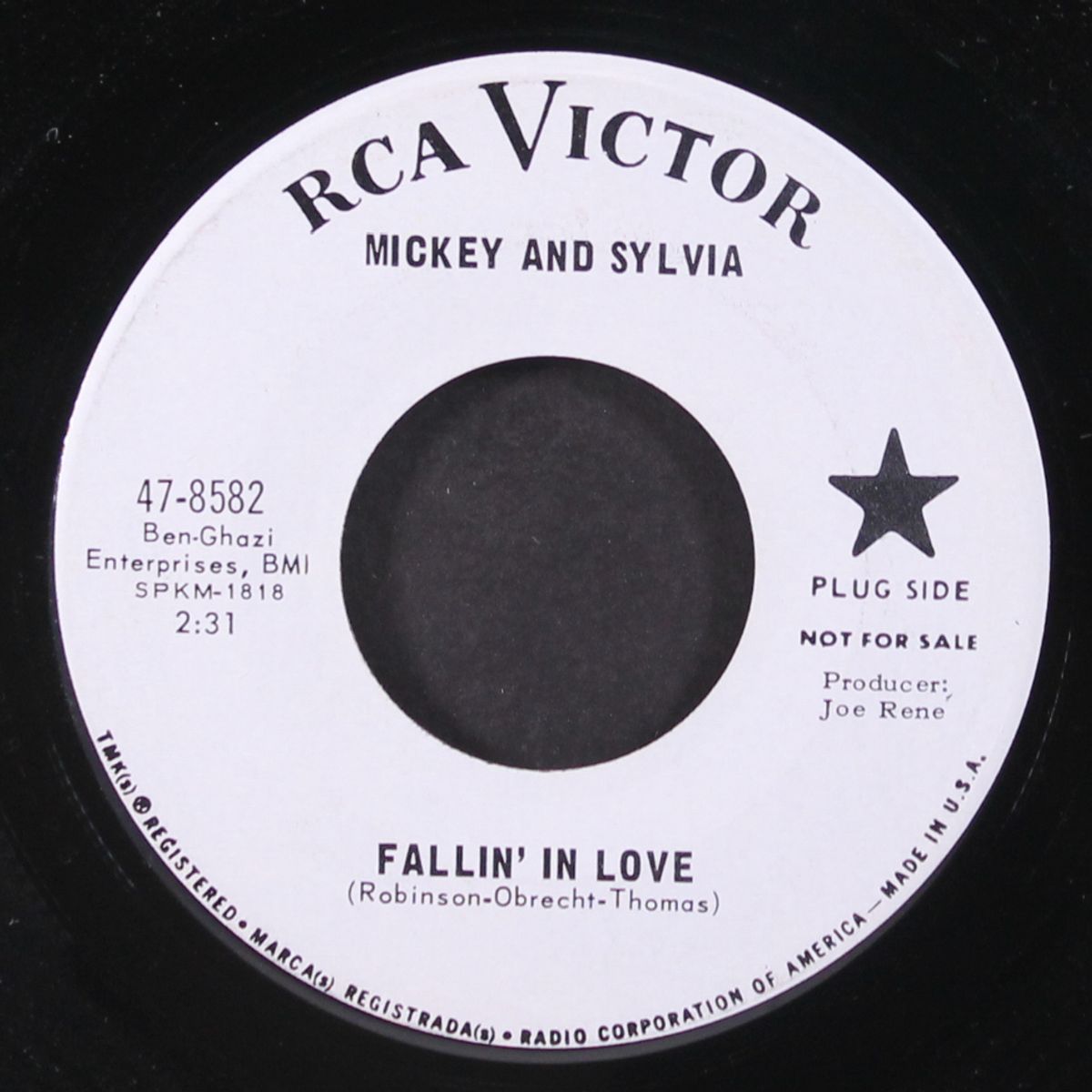 fallin' in love / from the beginning of time by MICKEY & SYLVIA