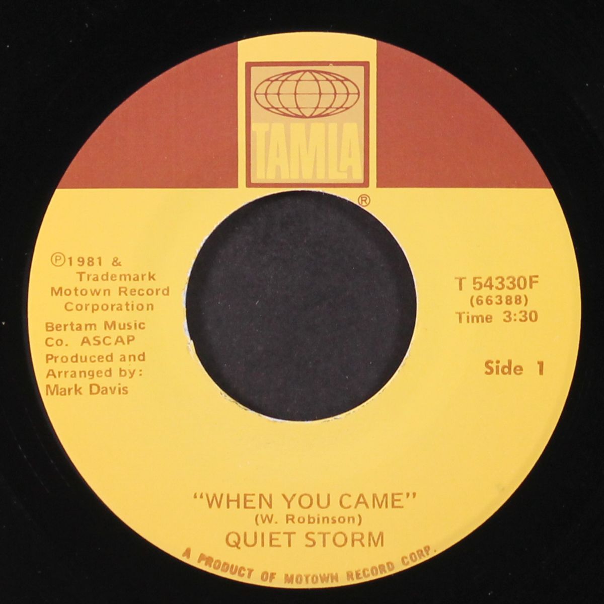 when you came / i let you go by QUIET STORM
