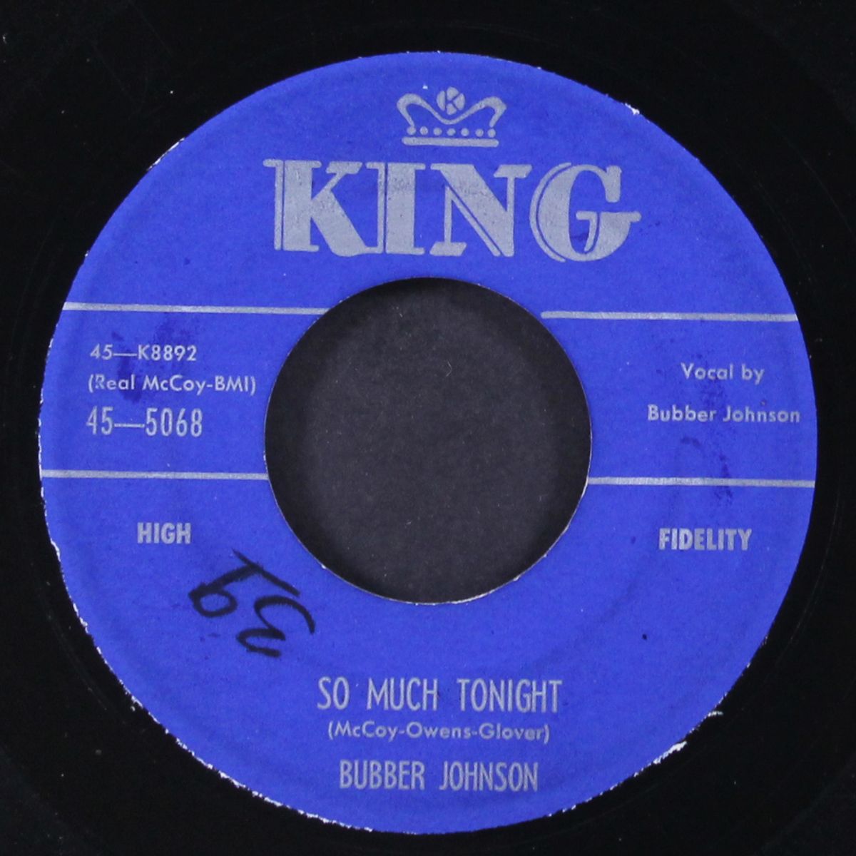 a crazy afternoon / so much tonight by BUBBER JOHNSON