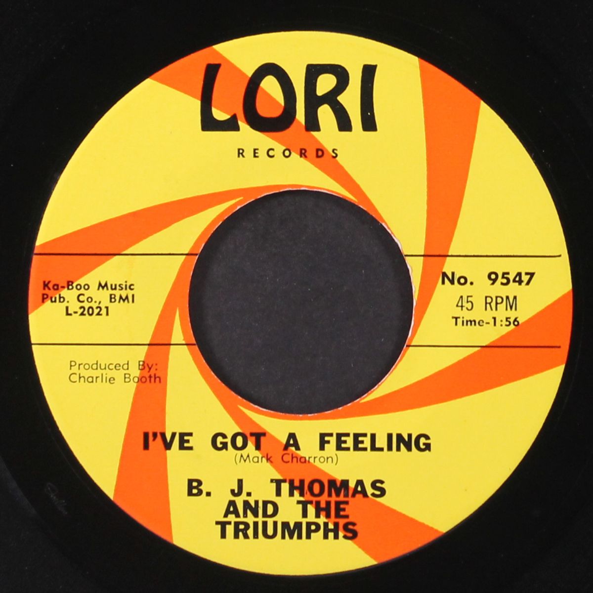 i've got a feeling / hey judy by B.J. THOMAS & TRIUMPHS