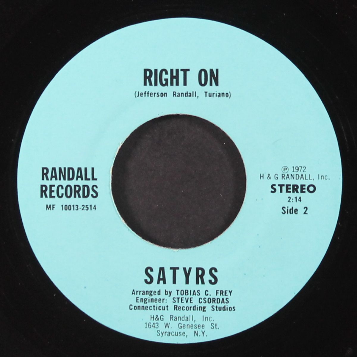 right on by SATYRS