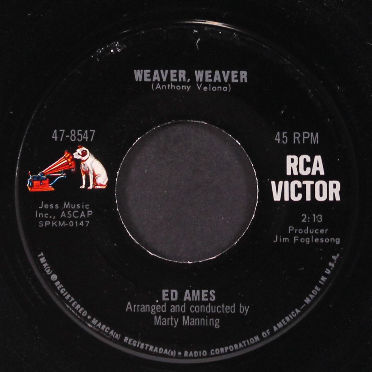 dio mio / weaver, weaver by ED AMES