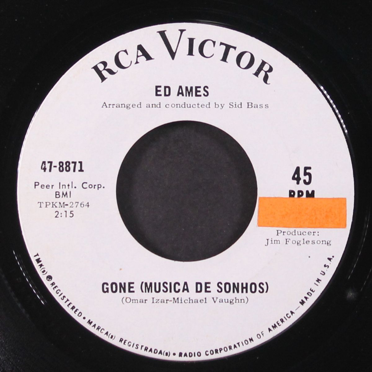 there's a time for everything / gone by ED AMES
