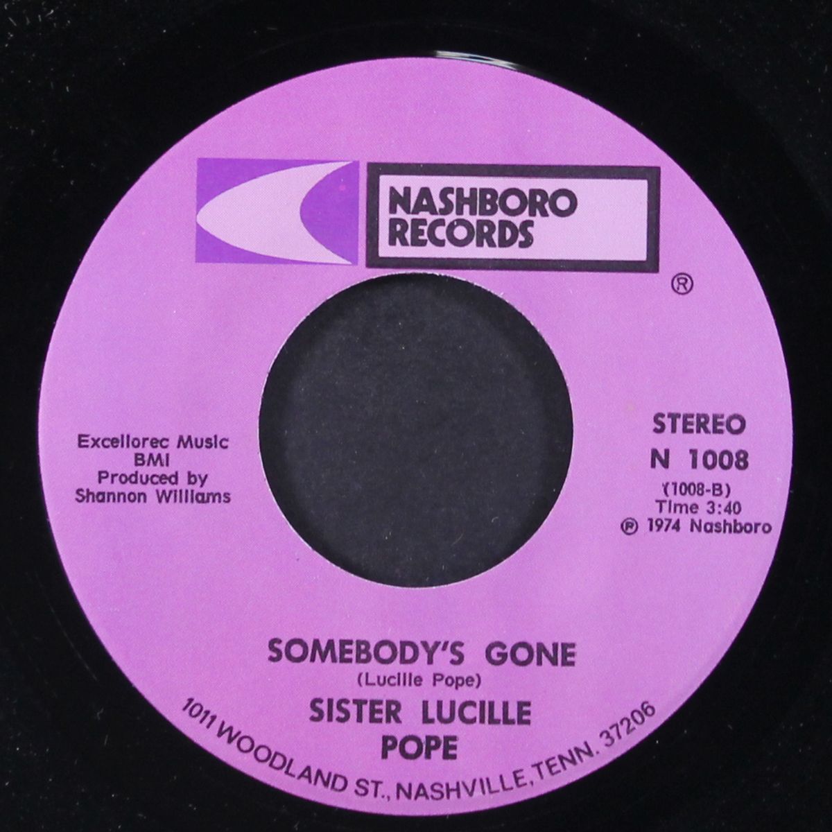 99 1/2 won't do / somebody's gone by SISTER LUCILLE POPE