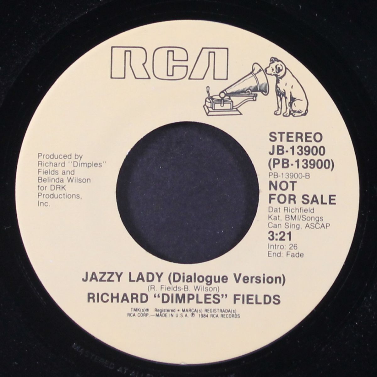 jazzy lady / dialogue version by RICHARD 'DIMPLES' FIELDS