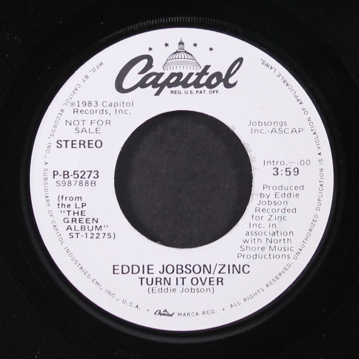 turn it over / same by EDDIE JOBSON / ZINC