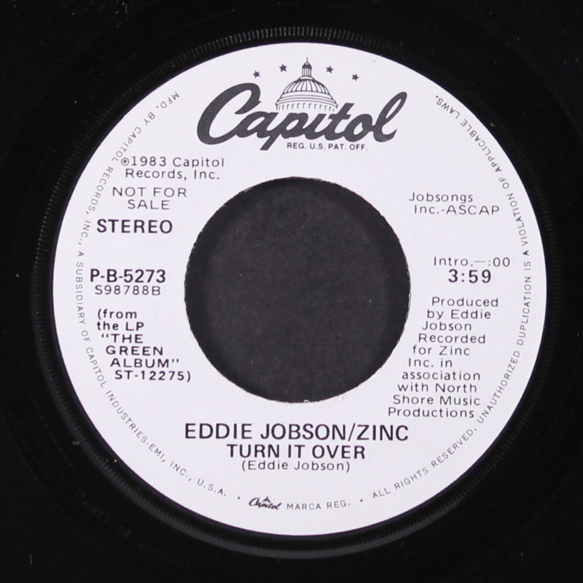 turn it over / same by EDDIE JOBSON / ZINC