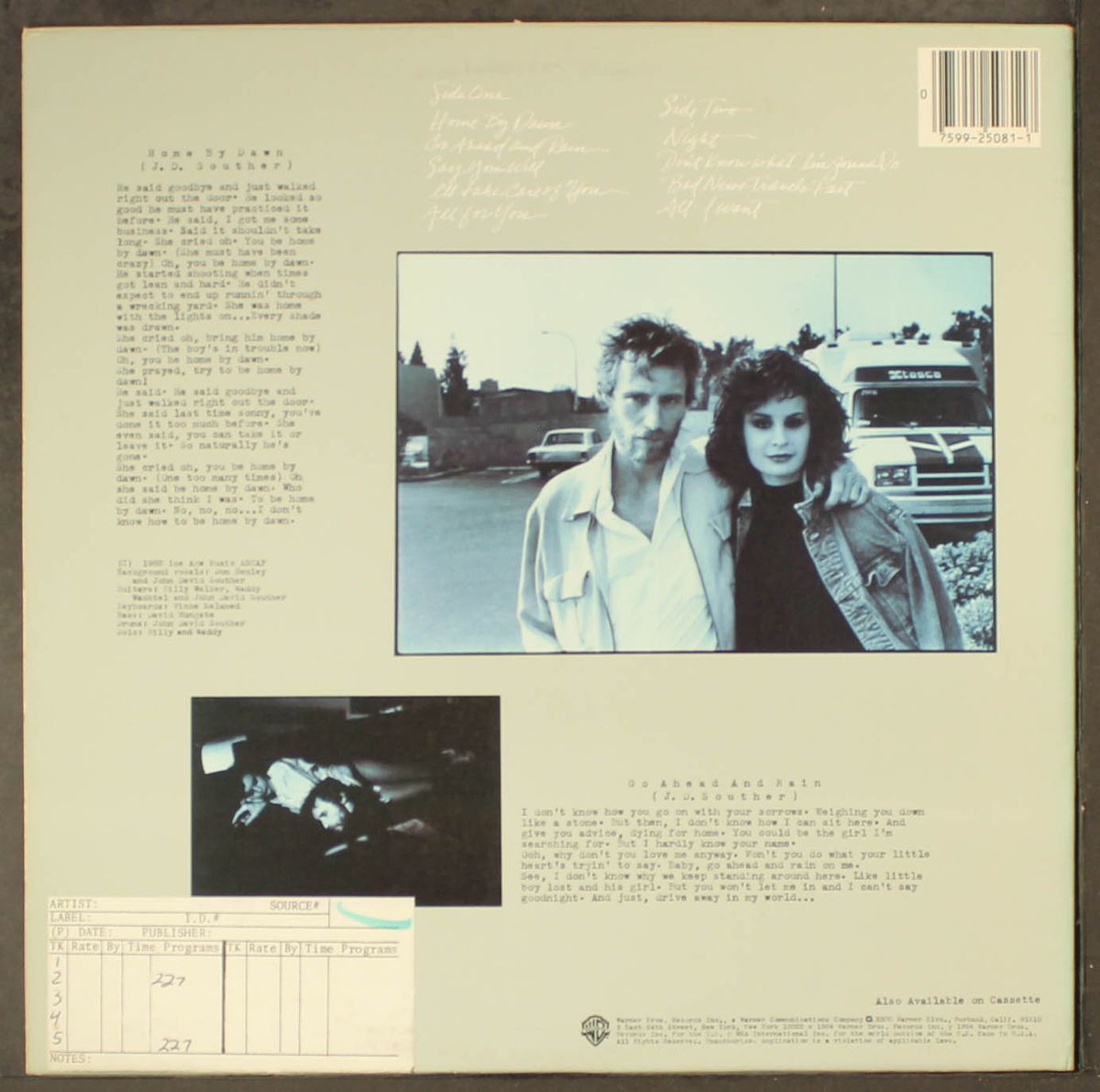home by dawn by J.D. SOUTHER