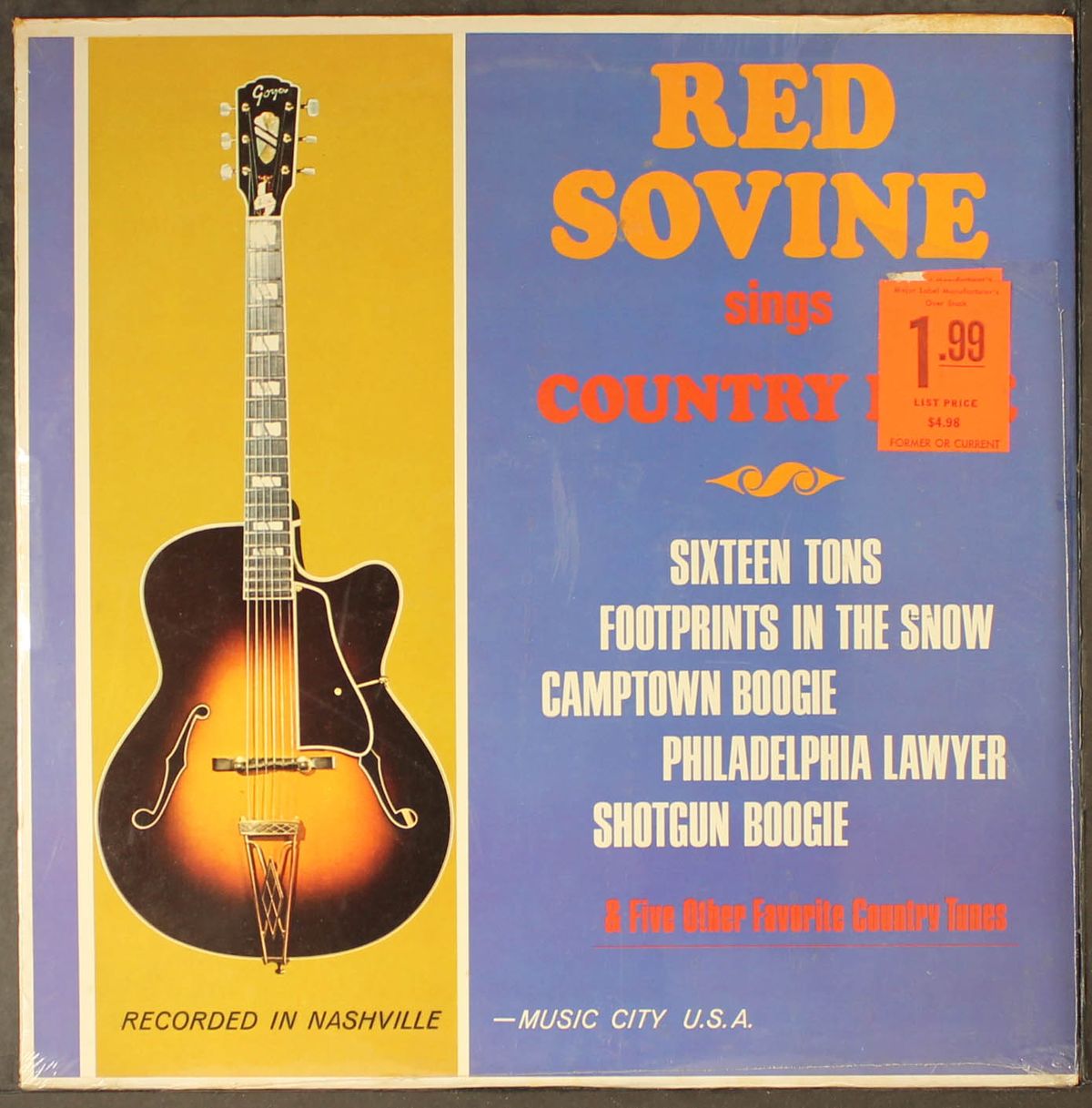 sings country fine by RED SOVINE