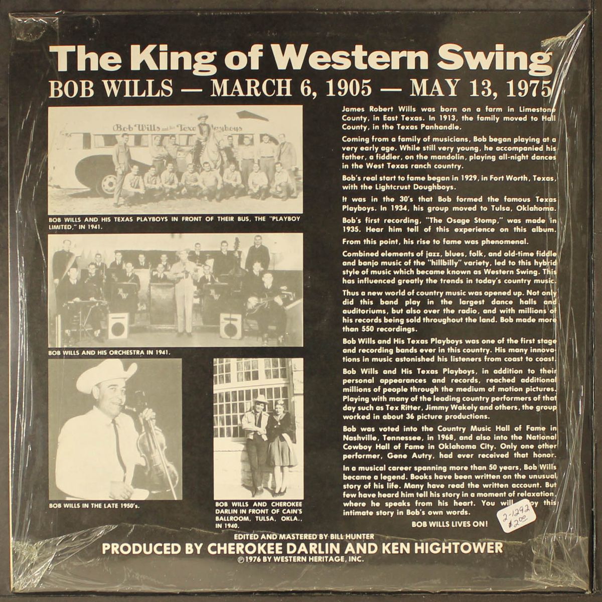 i love people by BOB WILLS