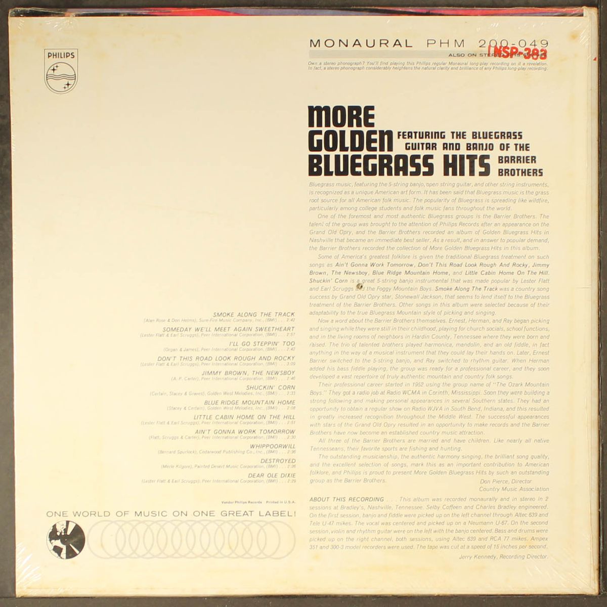 more golden bluegrass hits by BARRIER BROTHERS