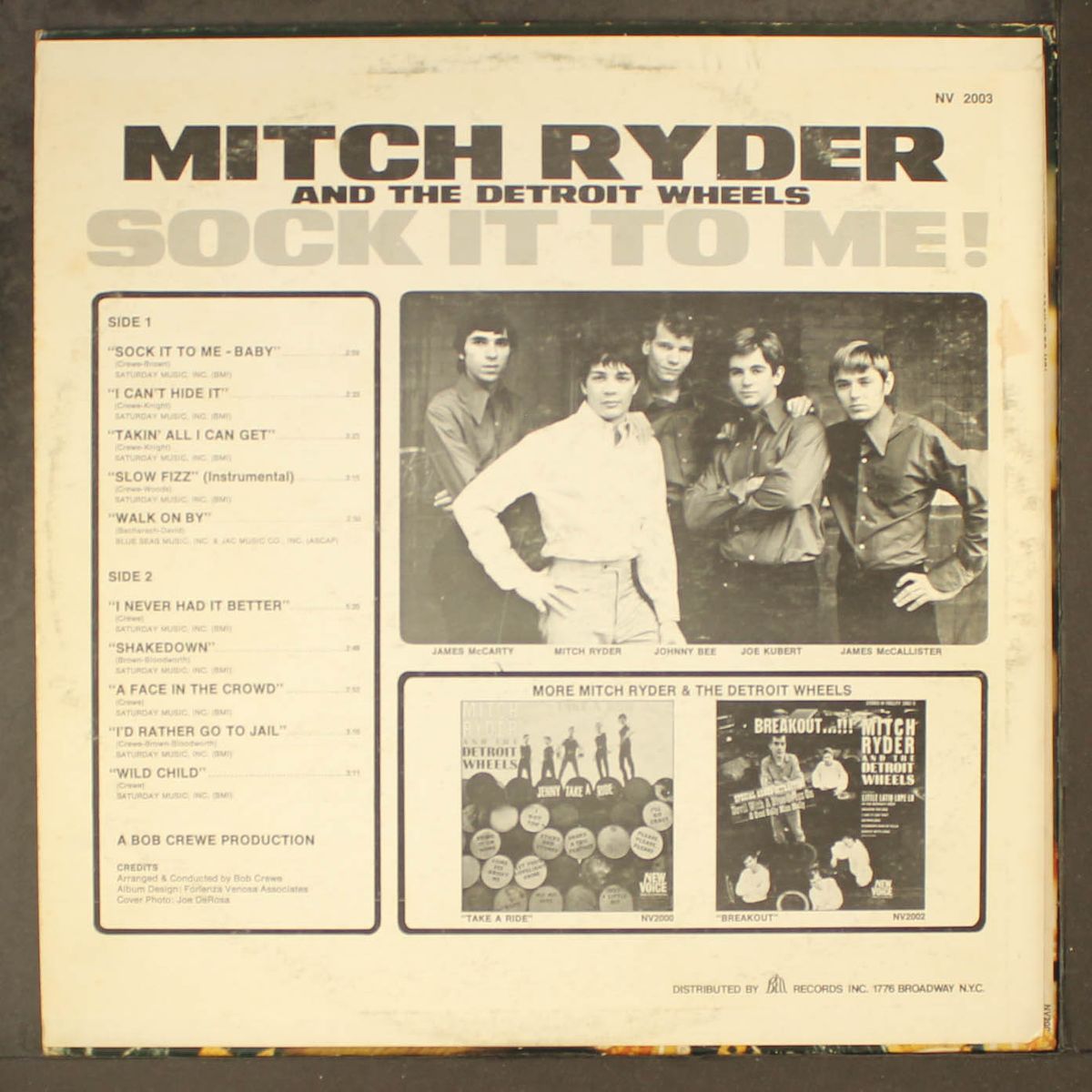 sock it to me! by MITCH RYDER & DETROIT WHEELS