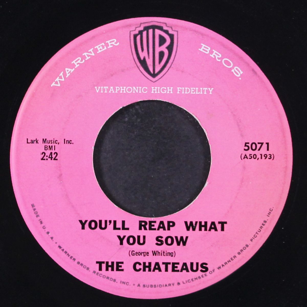 ladder of love / you'll reap what you sow by CHATEAUS