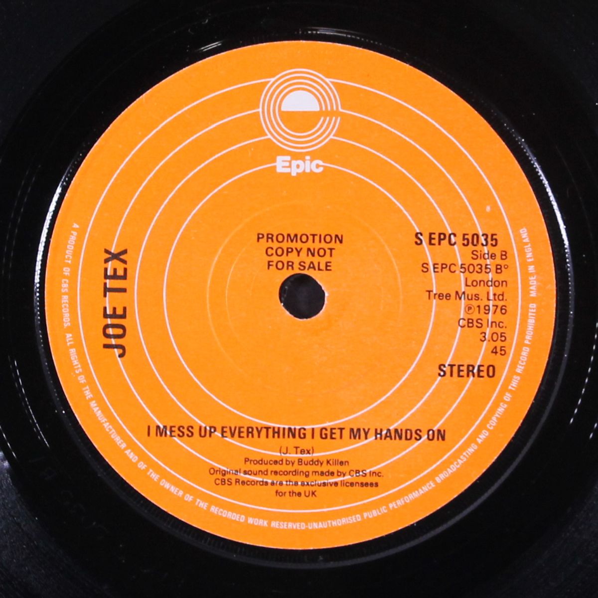 ain't gonna bump no more / i mess up everything i get my hands on by JOE TEX